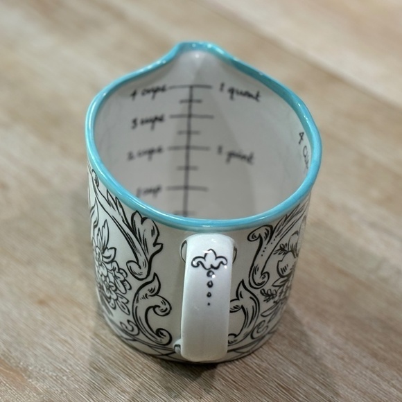 Anthropologie Sketched Storybook Flora Measuring Cup, Rare Out of Stock - Picture 4 of 7